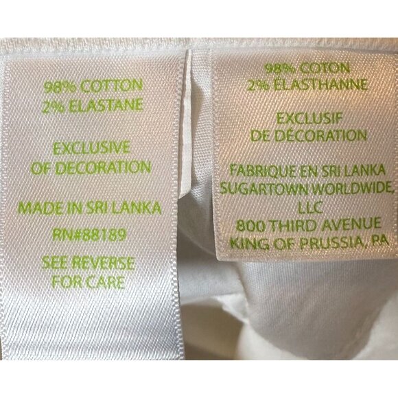 Lilly Pulitzer White Skinny Ankle Jeans Size 14 – Classic Resort Wear Denim - Picture 9 of 9